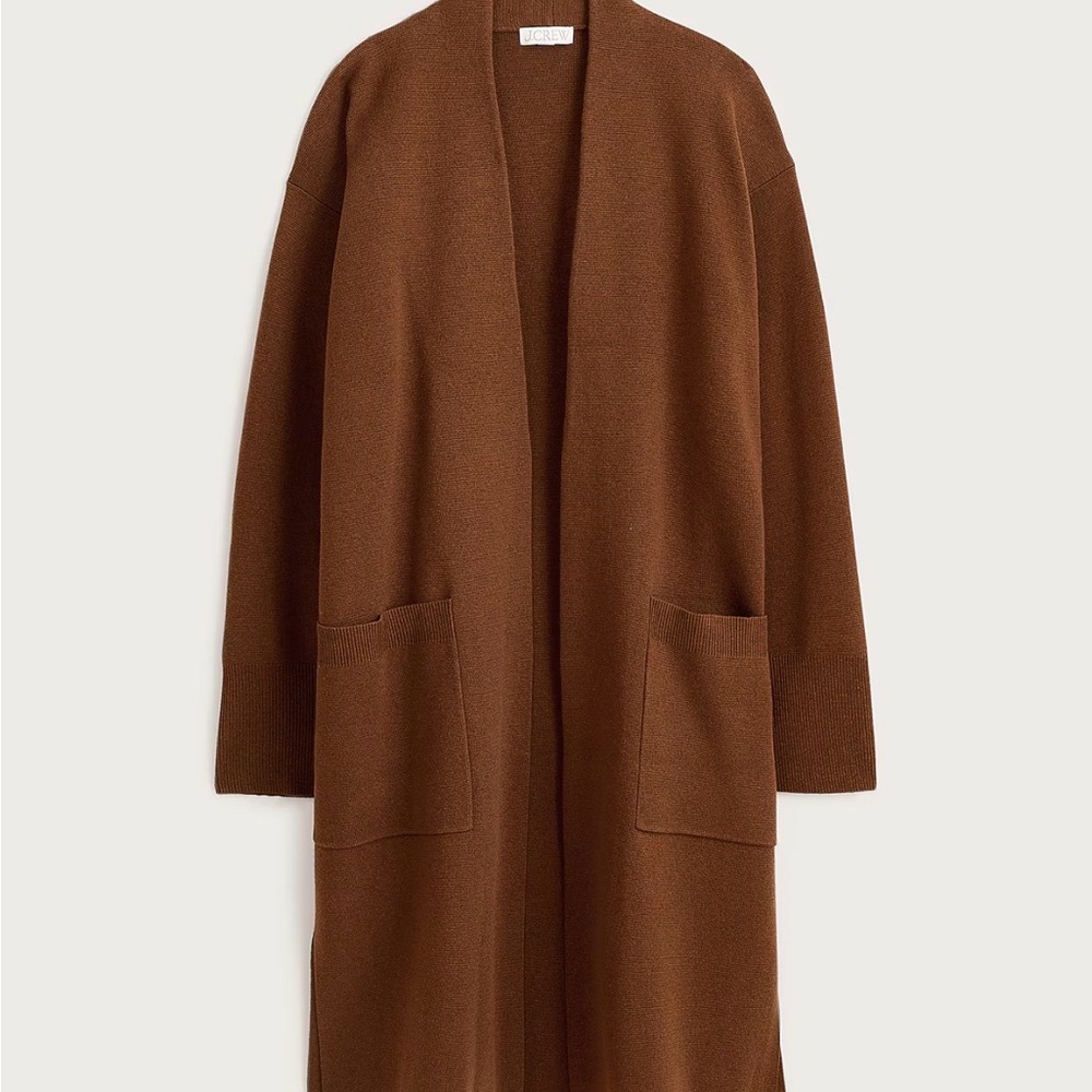J crew maxi sweater blazer